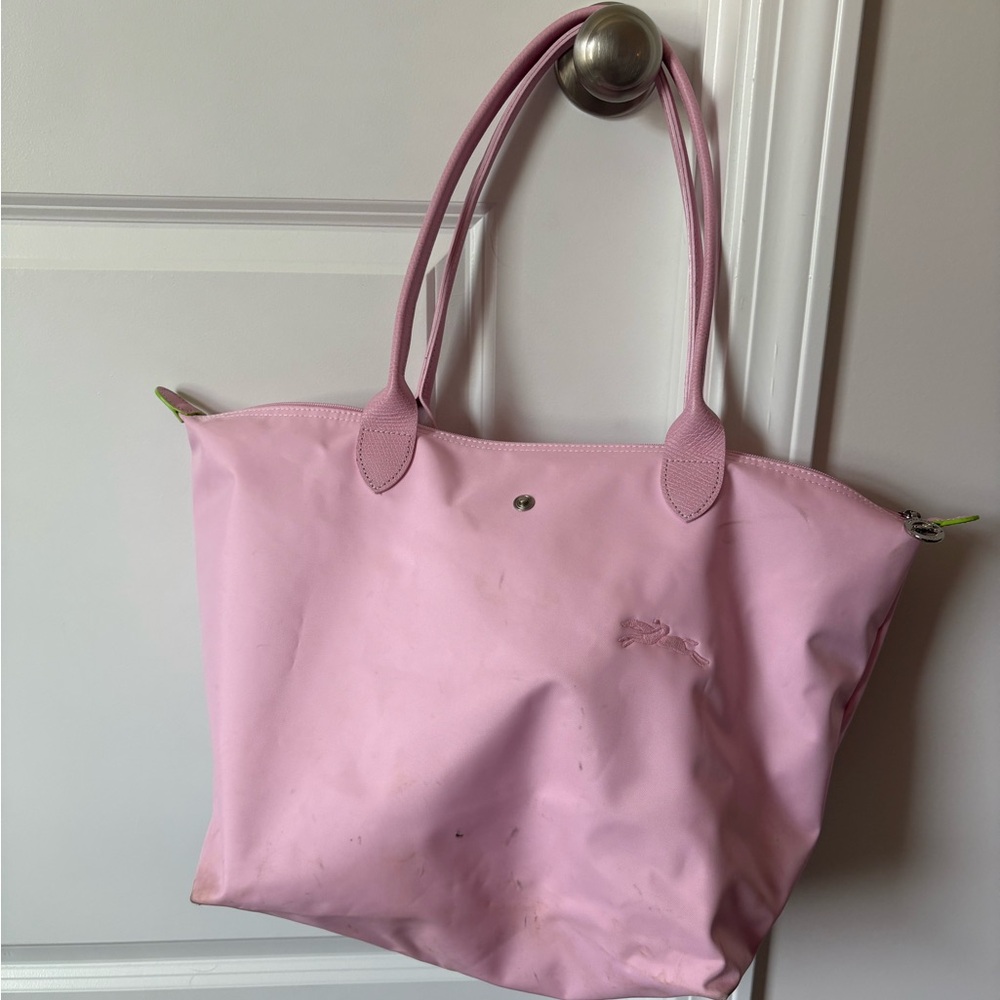 Longchamp Le Pliage Pink Tote